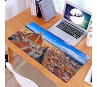 KDWJS Tappetino per mouse XXL Speed Gaming - 90x40 cm - XXL Mousepad - base antiscivolo - migliora la precisione e la velocità - La Cattedrale di Santa Maria del Fior a Firenze, Italia.