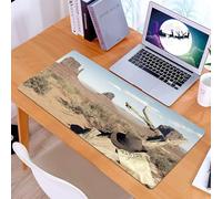 KDWJS Tappetino per mouse XXL Speed Gaming - 90x40 cm - XXL Mousepad - base antiscivolo - migliora la precisione e la velocità - Western, cappello da cowboy su un ramo di albero secco e
