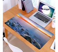 KDWJS Tappetino per mouse XXL Speed Gaming - 90x40 cm - XXL Mousepad - base antiscivolo - migliora la precisione e la velocità - Splendida vista del Niagara On The Lake durante il tramonto