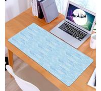 KDWJS Tappetino per mouse XXL Speed Gaming - 90x40 cm - XXL Mousepad - base antiscivolo - migliora la precisione e la velocità - Motivo del cielo blu, uno stile retrò cinese con elementi decorativi a