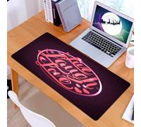 KDWJS Tappetino per mouse XXL Speed Gaming - 90x40 cm - XXL Mousepad - base antiscivolo - migliora la precisione e la velocità - Vivi, ridi, ama, cuori e sfondo bokeh con positività