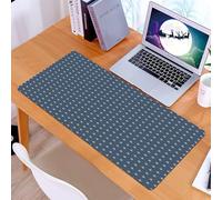 KDWJS Tappetino per mouse XXL Speed Gaming - 90x40 cm - XXL Mousepad - base antiscivolo - migliora la precisione e la velocità - Ancora Un classico motivo nautico, ancore blu navy e bianche Un design