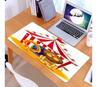 KDWJS Tappetino per mouse XXL Speed Gaming - 90x40 cm - XXL Mousepad - base antiscivolo - migliora la precisione e la velocità - Circo, cartone animato, con un magnifico leone in piedi davanti a una