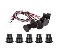 KDYVK Interruttore Magnetico Reed, 5 Pezzi No NC sensore Porta Incassato Interruttore di Contatto for Finestra for di Allarme, Marrone