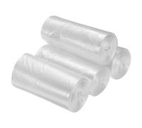 KDYVK Sacchetti for la Spazzatura Piccoli da 2-4 galloni, 8 Rotoli / 240 Pezzi Sacchetti for la Spazzatura da Cucina Spessi for Ufficio, casa, Camera da Letto, Bianco