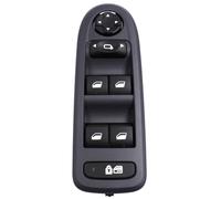 KDZDJH Pulsantiera Alzacristalli per Peugeot 308 5 Door Hatchback Wagon 2007-2013-96644915 98053439 Finestra Pulsante Interruttore Interruttore alza Cristalli Lato Guida,Black