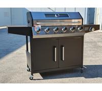 KE GRILL BARBECUE ARROSTO 6 FUOCHI + fornello laterale