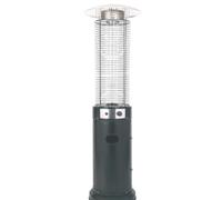 Ke grill ke52918/g stufa fire glass lux event h.180 fungo per esterni colore grigio gas bombola trasportabile potenza 13 kw 20mq