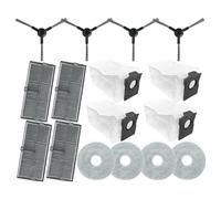 KE88FENG 16PCS for dreame L10s PRO for Ultra Heat/X30 /X30 PRO/ S10 PRO Aspirapolvere Sostituisci Il Sacchetto for la Polvere con Filtro a Spazzola Laterale Arts