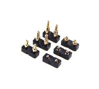 KE88FENG 5 pz SMD a Molla for connettore for Pogo Pin 2 Pin Passo 3.0MM Contatto Batteria for Intestazione modulare for SMT sonda PogoPin di Carica di Alimentazione Maschio(Height 4.0 MM)