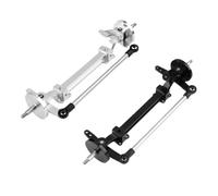 KE88FENG ASSE Anteriore in Metallo Senza Potenza con Barra di sterzo Gruppo sterzo for Tamiya 1/14 RC Camion Trattore Auto Aggiornamenti Parti Argento-[A17I]