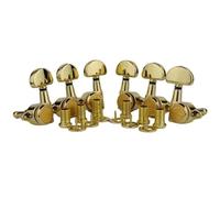 KE88FENG for GUYKER 3R3L Versione aggiornata, accordatori con bloccaggio Posteriore Neri, piroli for Chitarra, Chitarra for LP for SG con Testa della Macchina 1:21, Argento, Nero, Oro(102GSP)