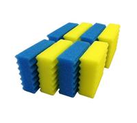 KE88FENG Set di spugne filtranti compatibili Adatte for filtri for laghetti for SunSun CBF-350 CBF-350B CBF-350C CBF-550 CBF-200T(4 x Yellow 8 x Blue)
