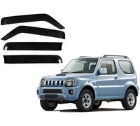 KEAAN 4 Pezzi Auto Deflettori Aria per Suzuki Jimny 2005-2018, Deflettori d'Aria Antiturbo Deflettore Pioggia Auto Finestra Laterale Visiera Parasole Parapioggia