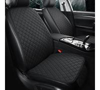 KEAAN Set Completo Coprisedili Auto in Lino Traspirante per Jeep Compass 2017-2020, Auto Antiscivolo Cuscino per Seggiolino con Schienale Protettore del Sedile Auto,A/Black