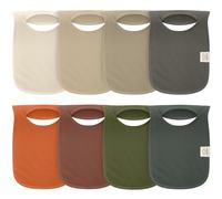 KeaBabies 8-Pack Baby Bibs per Ragazzi, Ragazze - Bavaglini per Bambina, Ragazzo, Bavaglini per Bava e Dentura, Bavaglini per Bambino, Neonato