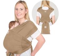 KeaBabies Fascia Porta Bebè D-Lite - Facile Da Trasportare, Fascia Porta Bebè Regolabile, Fascia Porta Bebè Da Neonato A Bambino, Porta Bebè Ad Anello, Fascia Portabebè Ad Anello (Warm Hearth)