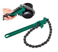 Keadic 1 chiave a cricchetto da 22,9 cm, resistente, chiave a catena regolabile per filtro dell'olio, pinza multiuso per raccordi per tubi di diametro massimo 12,7 cm, per camion e auto