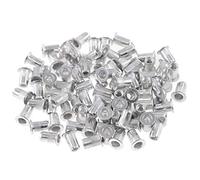 Keadic aluminum Rivet nut testa piatta filettato inserto Nutsert assortimento kit - m3 M4 M5 M6 M8 M10 (Metrico)