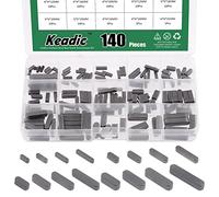 Keadic Set di chiavi parallele in acciaio al carbonio con estremità arrotondate, 8 mm, 10 mm, 12 mm, 16 mm, 20 mm, 25 mm, 30 mm, chiave parallela professionale per il collegamento di fissaggio
