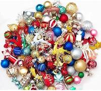 keadiseu 40-48Piece Christmas Decorations - Hanging Ornament Bundle - Multi-Pack Glittering Colorful Balls