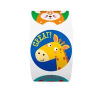 keadiseu 500 PCS Animal Reward Stickers per la Decorazione della ella Scuola degli Studenti