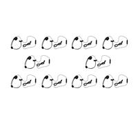 KEALBAUS 10X USB Call Center Headset con cancellazione del rumore Mic cuffia monofonica per PC Home Office Servizio Telefono Plug and Play