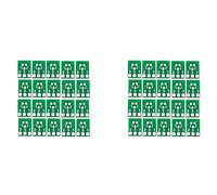 KEALBAUS 40Pcs SOT23 SOT23-3 Turn SIP3 Doppio Lato SMD Turn DIP SIP3 Adattatore Convertitore Piastra SOT SIP IC Socket PCB Board Kit FAI DA TE
