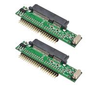 KEALBAUS Adattatore da 2 x a IDE da 2,5 femmina a 2,5 pollici IDE a 40 pin porta 1,5 Gbs supporto 133 HDD CD DVD