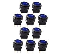 KEALLANS 10 pz 12 V 20A Impermeabile Rotondo / Off Interruttore A Dondolo Auto Barca SPST