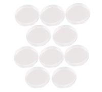 KEALLANS 10 Pz Contenitore Rotondo In Plastica Trasparente Per Capsule Da 30 Mm