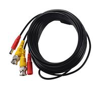 KEALLANS 10m 33ft Sicurezza Video/di alimentazione BNC + Plug Combinazione per CCTV
