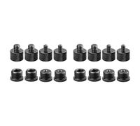 KEALLANS 2 Set Braccio per Microfono con Supporto per Microfono, Adattatori Filettati per Microfono da 5/8 Femmina Un 3/8 E da 5/8 Femmina Un 1/4 Ecc.
