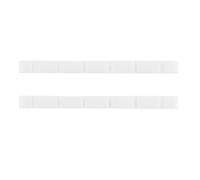 KEALLANS 2 x Chitarra Elettrica e Vintage Sei Perizoma Dado Bone Spaccatura per Strat Sostituzione M01941