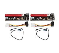 KEALLANS 2 x Scheda di immagine esterna per scheda di immagine esterna Mini PCIe a PCI Express 16 x Scheda grafica BTC Antminer Miner MPCIe a PCI-E Slot Mining