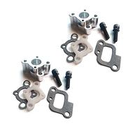 KEALLANS 2 x Set collettore di aspirazione CNC per motore a 23-30,5 cc Zenoah Baja 5B 5T 5Sc 5Ive-T