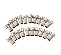 KEALLANS 20 Pz CCTV RG6 F-Type Twist-On Coassiale Coassiale Connettore