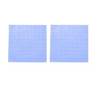 KEALLANS 200pcs 10X10X1mm Silicone Pad Termico per Dissipatore Termico Conduttore Isolamento Pate, Blu