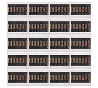 KEALLANS 20X Imparare A Con Un Adesivo Nota per Chitarra Adatto per Chitarra Elettrica, Chitarra Acustica, Chitarra Classica, Chitarra Occidentale e Ukulele