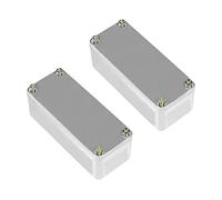 KEALLANS 2X Pressofuso in Alluminio Elettronico Progetto Caso Caso Strumento 1590A Stile Effetti Chitarra Alluminio Calpestare Scatola per Chitarra Parti & Accessori