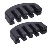 KEALLANS 2X Silenziatore Mute Gomma 4/4 Violino Leggero Pratico Nero