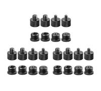 KEALLANS 3 Set Braccio per Microfono con Supporto per Microfono, Adattatori Filettati per Microfono da 5/8 Femmina un 3/8 e da 5/8 Femmina un 1/4 Ecc.