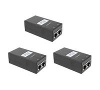 KEALLANS 3X 24V 0.5A Desktop Poe Power Injector Ethernet Adapter Sorveglianza CCTV per L'Alimentazione della Telecamera IP