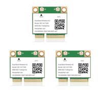 KEALLANS 3X Scheda di Rete Wireless Bluetooth 4.2 Mini PCI-e da 1200 Mbps -AC7265 Scheda di Rete Wireless 7265 802.11ac 2.4G 5Ghz per Laptop 7260HMW