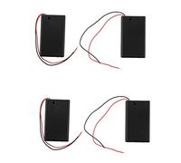 KEALLANS 4 pezzi 3 x AAA 4,5 V Batteria Caso Supporto Cable on/Off Interruttore con Copertura