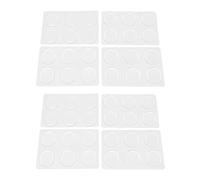 KEALLANS 48 Pezzi Ammortizzatori , Cuscinetti Gel per Ammortizzatore Silenziatore Morbido Silicone Morbido per Di Controllo Tono Della Batteria ()