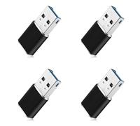 KEALLANS 4X Adattatore per Lettore di Schede di Memoria Mini USB 3.0 in Alluminio per Scheda Micro-SD/Adattatore per Lettore di Schede TF Pc Computer Laptop