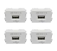 KEALLANS 4X Pannello di Ricarica per Telefono Cellulare Modulo di Alimentazione USB Presa 220 V Trasformatore 5 V Adattatore di Commutazione Presa di Ricarica USB 2.1 A