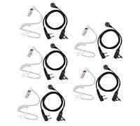 KEALLANS 5X 2 Pin Mic Cuffie Auricolare PTT Auricolare Intraauricolare a tubo acustico nasconde per UV-5R -888S CB Accessori Radio