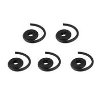 KEALLANS 5X 2M Protezione per Bambini Prodotti per La Sicurezza del Bambino Mobili con Bordo In Vetro Horror Crash Bar Collettore con Parapolvere In Schiuma D'Angolo(Nero)